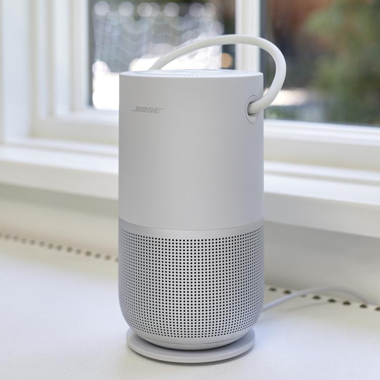 Bose Portable Home Speaker has a two voice assistants to choose from.