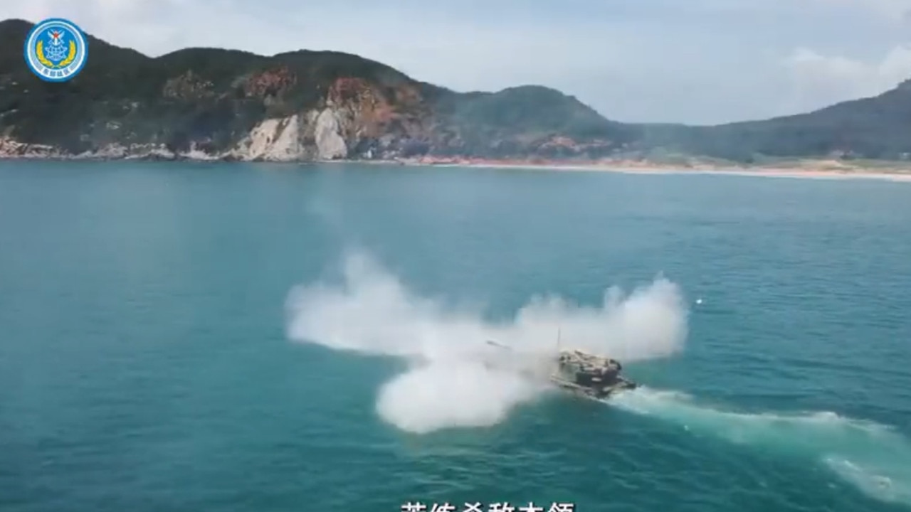 The Chinese military released a chilling video warning ahead of an expected US diplomatic visit to Taiwan in October 2022 showing a simulated invasion.