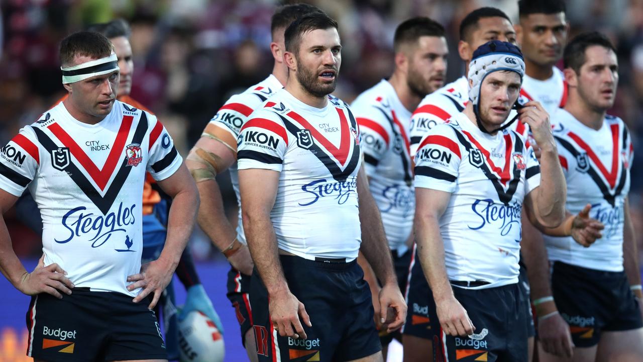 James Tedesco was under the pump as the Roosters limped towards the finals. Picture: Getty Images