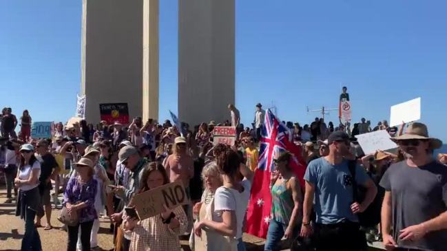 NSW/Queensland borderline protesters.