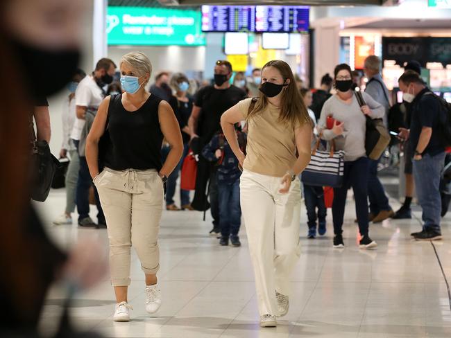 BRISBANE AUSTRALIA - NewsWire Photos APRIL 5, 2021: A general view at Brisbane Airport. Tourism figures have hit pre-Covid levels as Australians have flocked to holiday spots over the weekend, delighting operators.  Picture: NCA NewsWire / Jono Searle