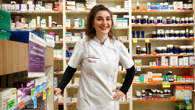 Thanks A Million campaign - Pharmacist Connie Arronis has gone above and beyond to help those battling illnesses while remaining open during the Covid-19 pandemic. Pictured in her chemist at the Illawong Discount Drug Store. Picture: Toby Zerna