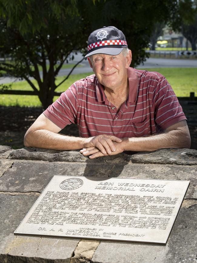 Owen O'Keefe was captain of the Cudgee-Ballengeich fire brigade on Ash Wednesday. Picture: Zoe Phillips