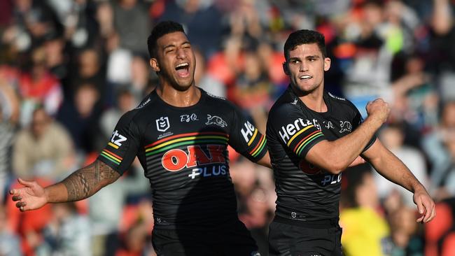 Nathan Cleary produced the highest score of the year in the penultimate game. Picture: Joel Carrett