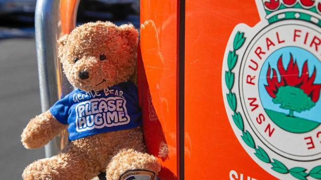 2,500 'Gentle Bears' have arrived at 46 Rural Fire Service stations around NSW. Picture: Contributed