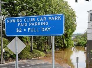 The cost to park at the Lismore Rowing Club car park is now $1 more. Photo : Mireille Merlet-Shaw. Picture: Mireille Merlet-Shaw