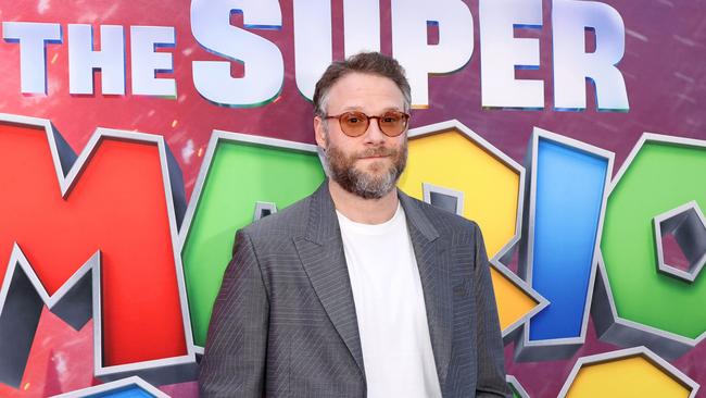 Seth Rogen at a Special Screening of The Super Mario Bros. in Los Angeles, California. Picture: Getty Images