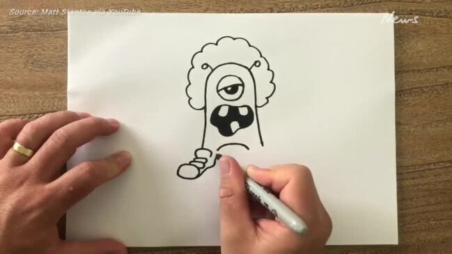 Matt Stanton gives tips on how to draw a monster