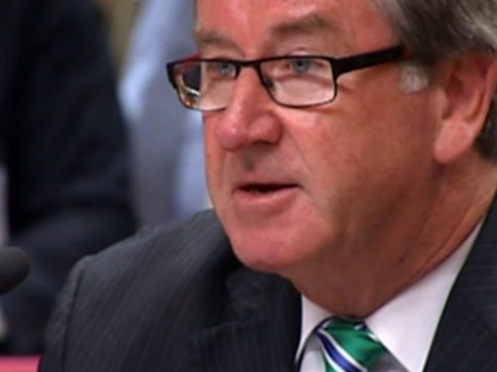 Seven News journalist Steve Barrett testifies at the NSW Police bugging inquiry.