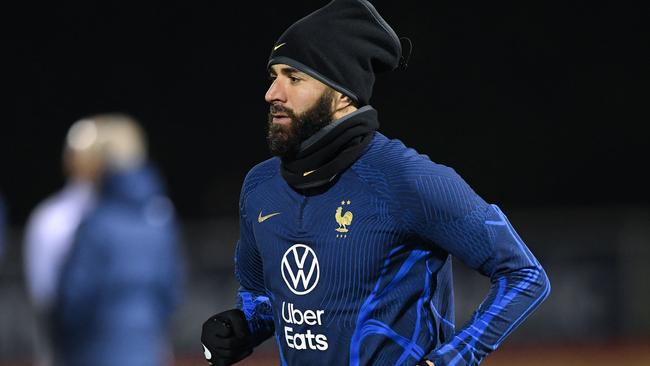 Karim Benzema only managed 15 minutes of training.