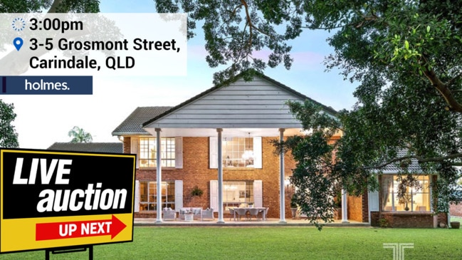 Replay: Brisbane house auction - 3-5 Grosmont St, Carindale