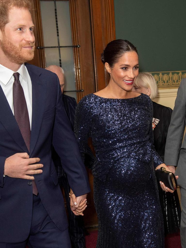 The couple were seriously struggling when this picture was taken. Picture: Paul Grover/Pool/AFP