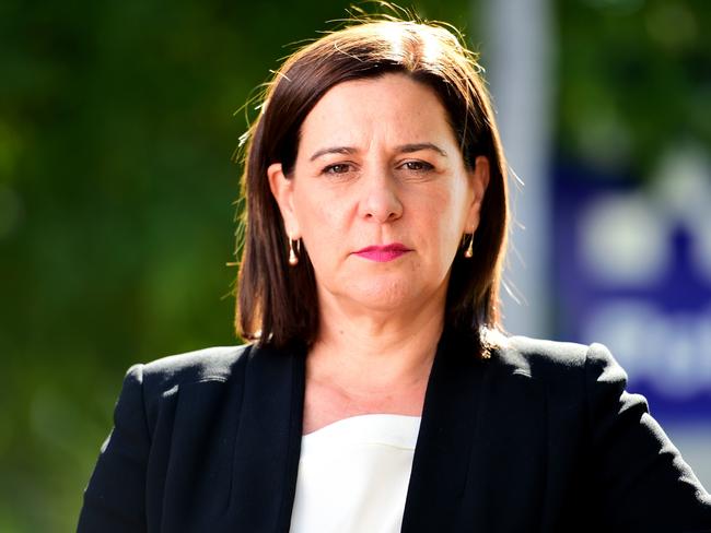 Opposition Leader Deb Frecklington in Townsville to announce her plan to tackle crime. Picture: Alix Sweeney