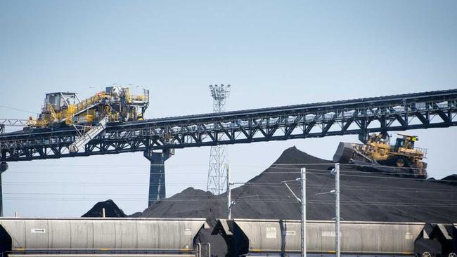 Gladstone Ports Corporation is in discussions with its customers about Aurizon's changes to its rail maintenance work. Picture: Paul Braven GLA200315COAL