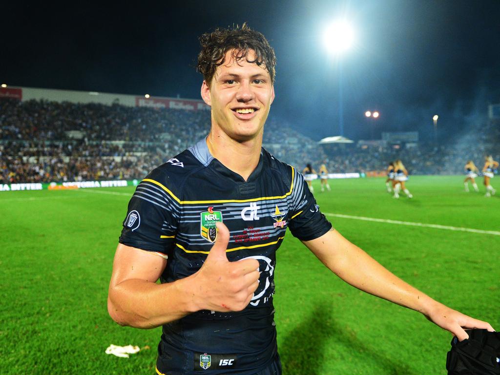 Kalyn Ponga made his debut for the Cowboys back in 2016. Picture: Zak Simmonds