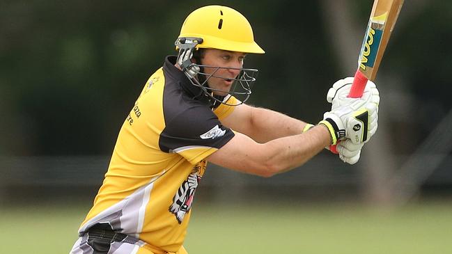 Shaun Dean played another top knock for Werribee. Picture: Hamish Blair