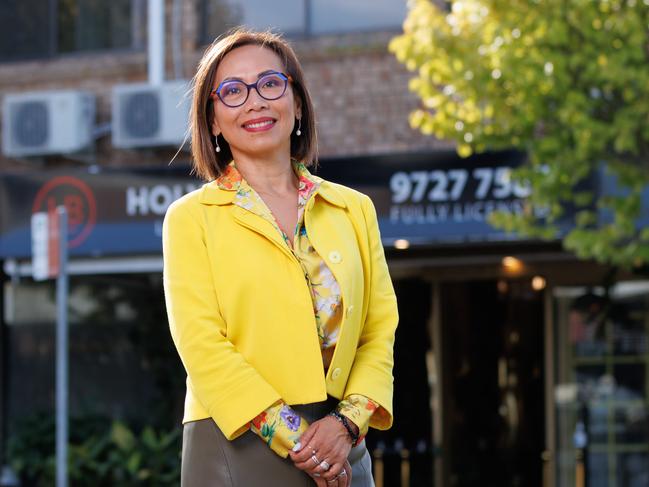 SYDNEY, AUSTRALIA - NewsWire Photos, May 5, 2025. Portrait of Independent politician Dai Le, who was re-elected as member for Fowler in SaturdayÃs Federal election. Photographed outside her offices in the Western Sydney suburb of Canley Heights. Picture: NewsWire / Max Mason-Hubers