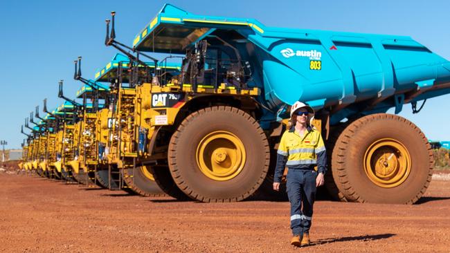 Iron ore’s price has come crashing down. Rio Tinto's new iron ore Gudai-Darri mine in WA. Pics: Picture: Rio Tinto