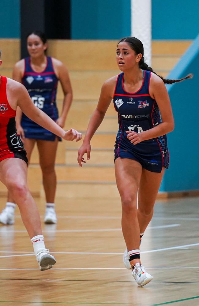 Wildcats netball in HART Sapphire Series, pictured: Kydan Tuapou Credit: KWP Studios Flagstone