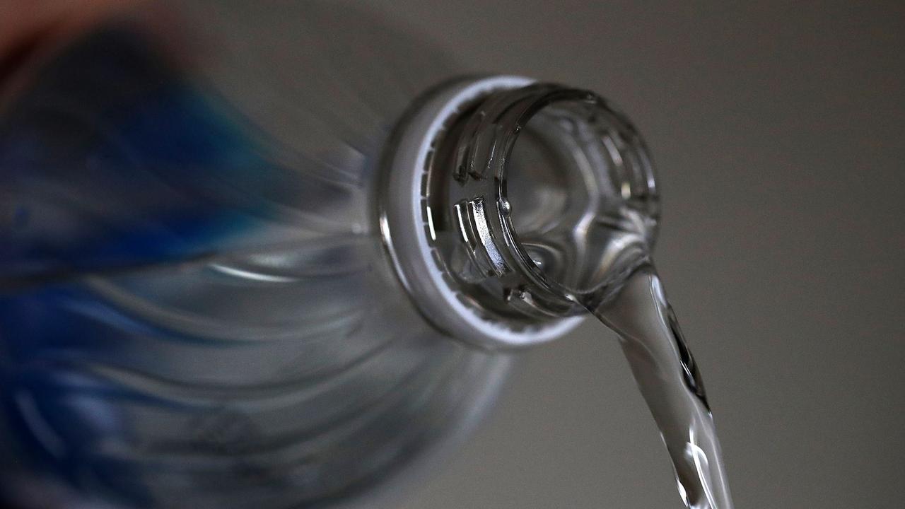 A study found that 93% of water tested in 259 water bottles from 11 brands contained microplastic contamination at two times higher than found in tap water. Picture: Justin Sullivan / Getty Images / AFP