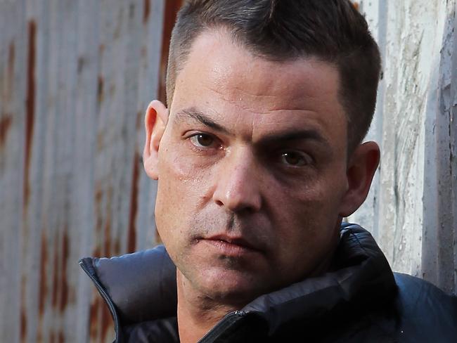 Andrew Gibson (43), the gay adopted brother of actor Mel Gibson, gives an interview where he refuted allegations that his embattled brother was homophobic or racist, at Surry Hills in Sydney.