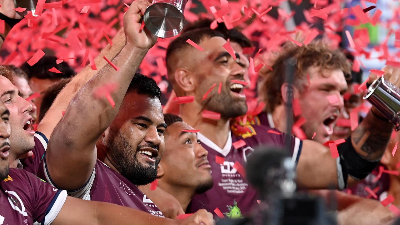 The Queensland Reds are the reigning Super RugbyAU champions. Picture: Bradley Kanaris/Getty Images