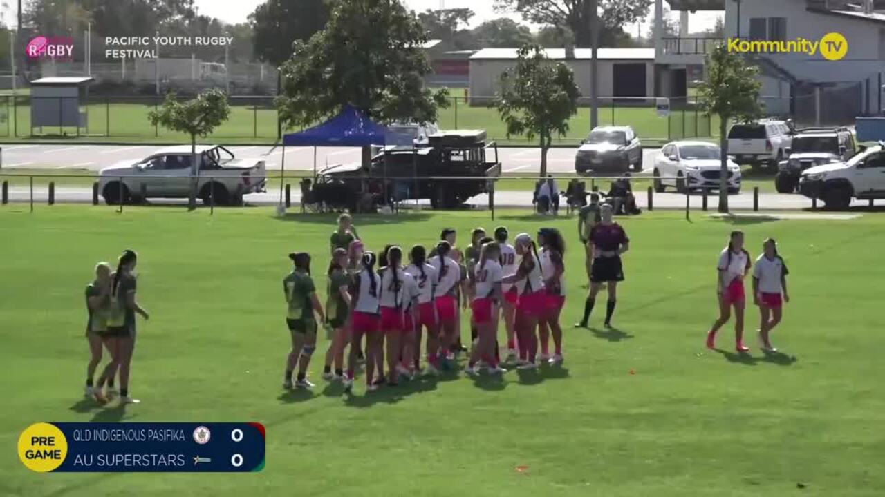 Replay: Queensland Indigenous and Pasifika v AU Superstars (U18 girls) - 2024 Pacific Youth Rugby Festival Day 2