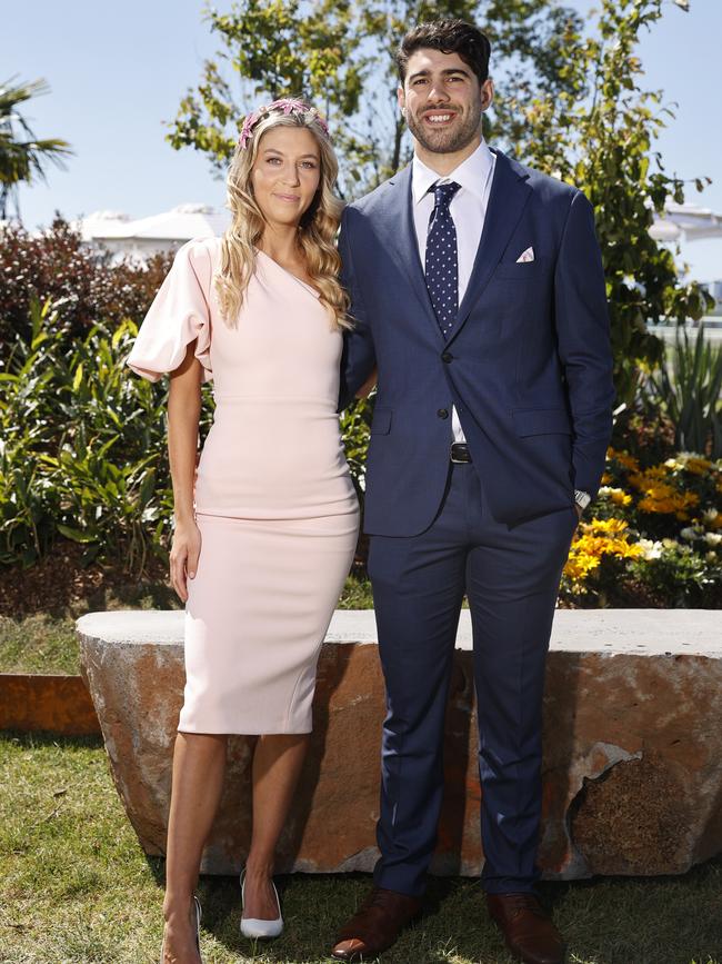 Bella Beischer and Christian Petracca. Picture: Alex Coppel