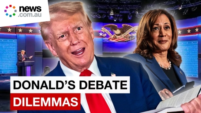 Trump fumes at Kamala Harris over “changing the rules” to presidential debate