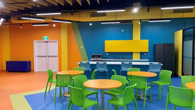 Inside the completed Palmerston Youth Drop-In Centre. Picture: Supplied