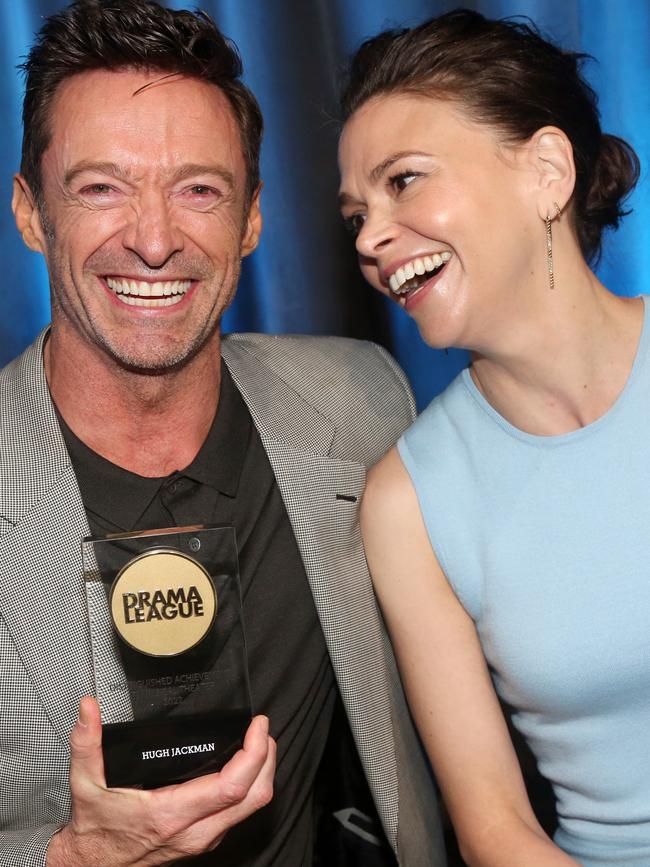 Sharing a laugh at an award show the same year. Picture: Bruce Glikas/Getty