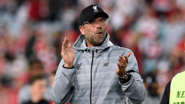 Liverpool coach Jurgen Klopp.