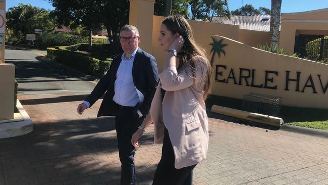 Member for Gaven Meghan Scanlon and Senator Murray Watt visit Earle Haven nursing home, Nerang.