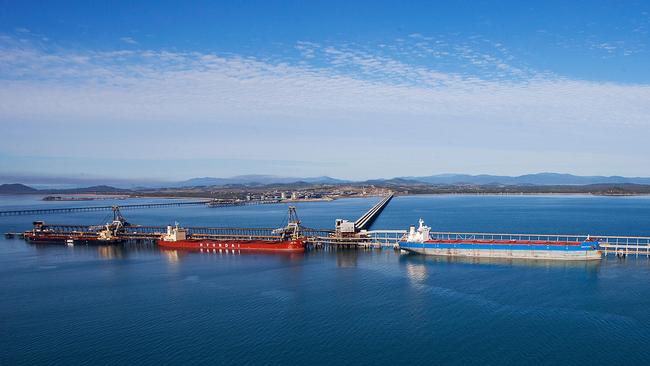 The Dalrymple Bay coal export facility near Mackay.