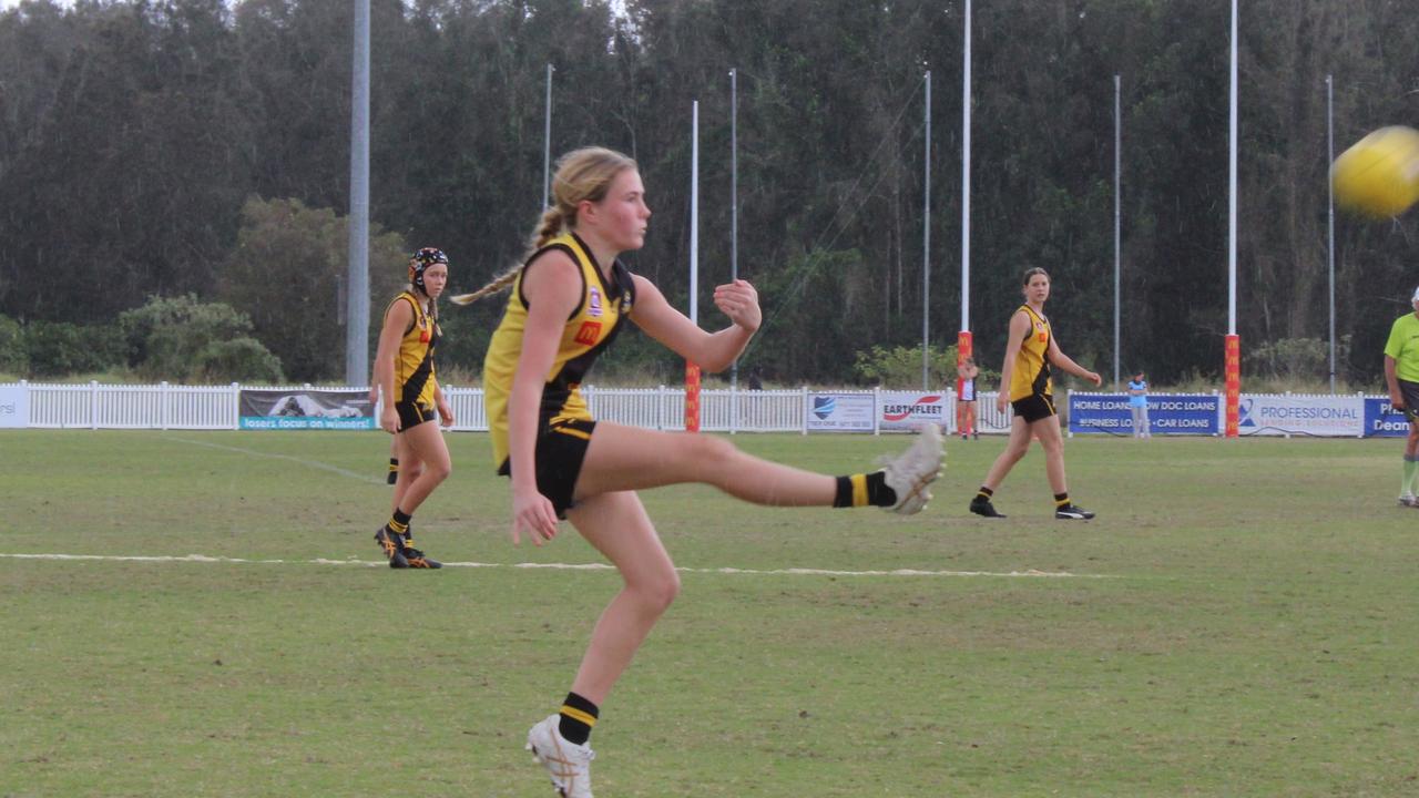 Heidi Grimster on fire for the Northern Rivers Tigers.