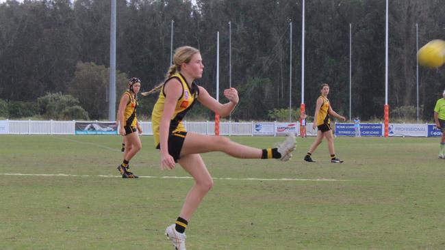 Heidi Grimster on fire for the Northern Rivers Tigers.