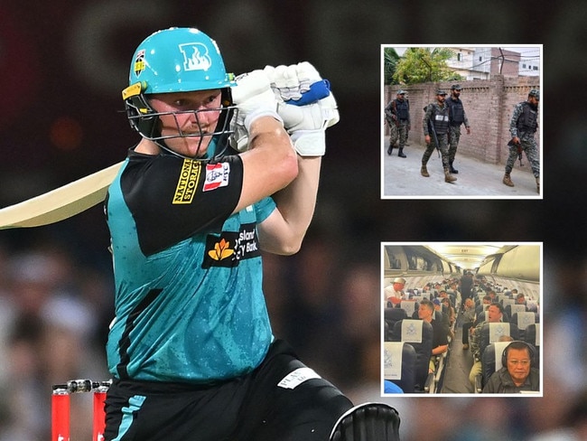 Brisbane Heat batter Max Bryant has broken his silence on Australian cricketers' escape from Pakistan just hours before an Indian missile strike.