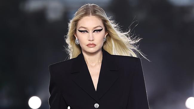 Gigi Hadid for Versace AW23/24. Picture: Arturo Holmes/Getty Images​