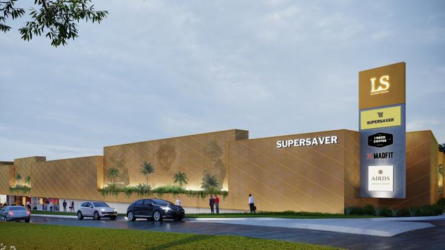 An artist impression of the proposed $21 million shopping centre.