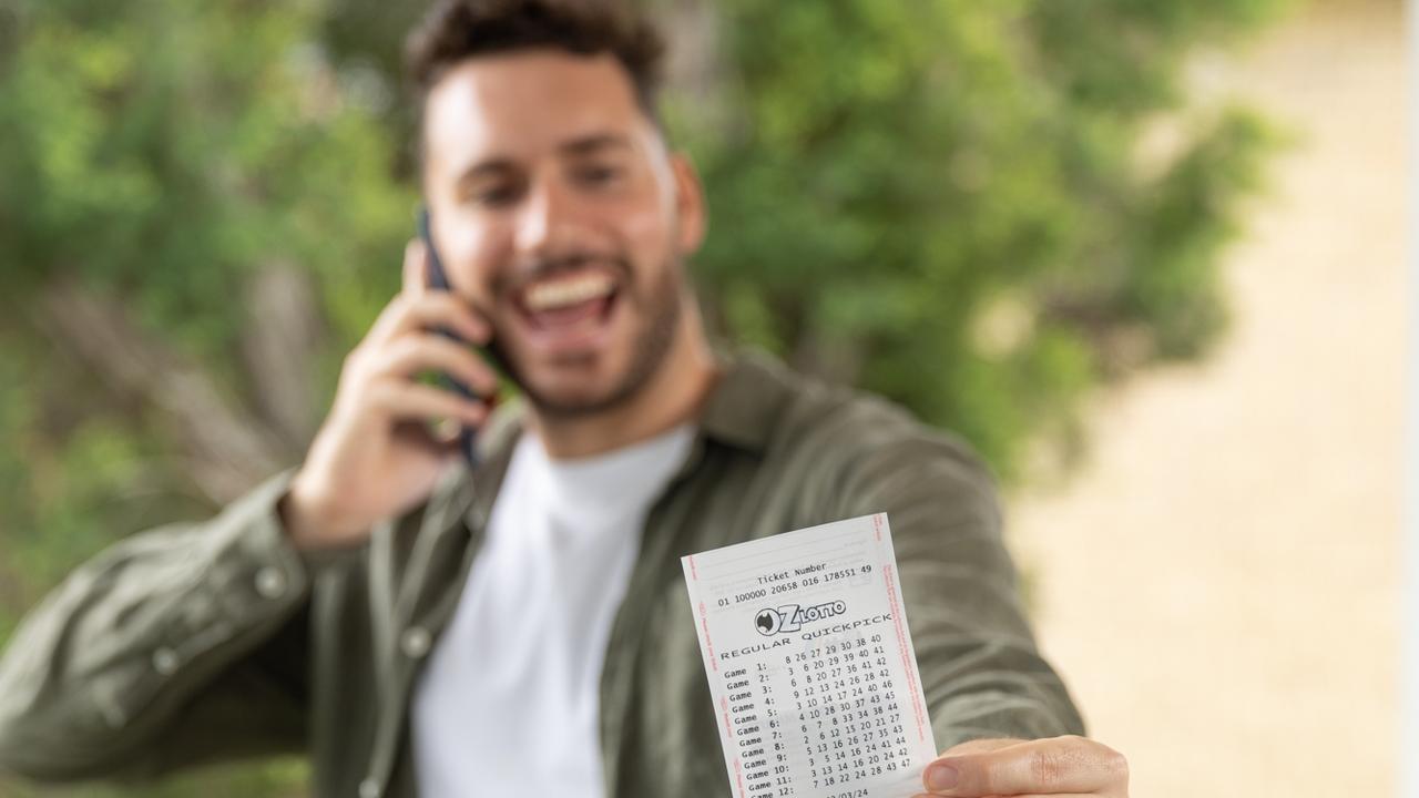 A Mackay father was stunned to find out he was the winner of a lotto jackpot just as he was starting his workday. Find out what he wants to spend it on.Ã&#130;Â