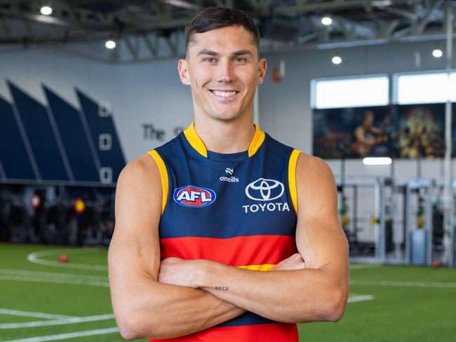 Isaac Cumming has suffered a hamstring injury. Picture Adelaide Football Club