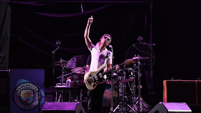 Gallagher performs at Suncorp Stadium in Brisbane while supporting U2 in 2019. Picture: Dave Hunt/AAP