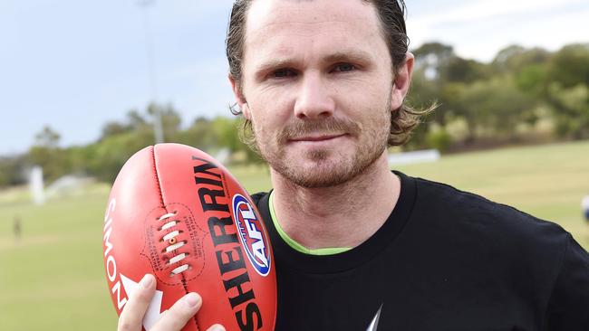 Patrick Dangerfield will captain AFLX side, the Bolts. Picture: Alan Barber