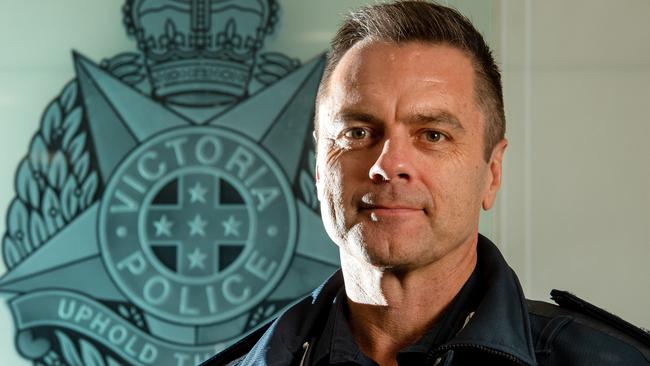 Stuart Bateson because face of Victoria Police’s push to appeal to the African immigrant community. Picture Jay Town