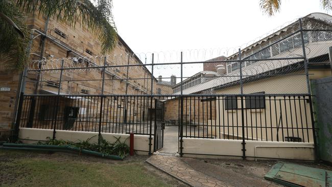 A walk through the old Parramatta jail which could possibly open again after some light renovations due to a lack of beds in the jail system. The overall facade looks in pretty good condition. Picture: Adam Taylor