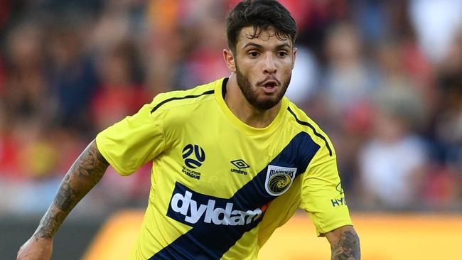 Daniel De Silva in action for Cental Coast Mariners.