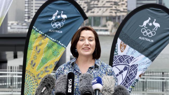 Australian Olympic Team Chef de Mission Anna Meares. Picture: Steve Pohlner