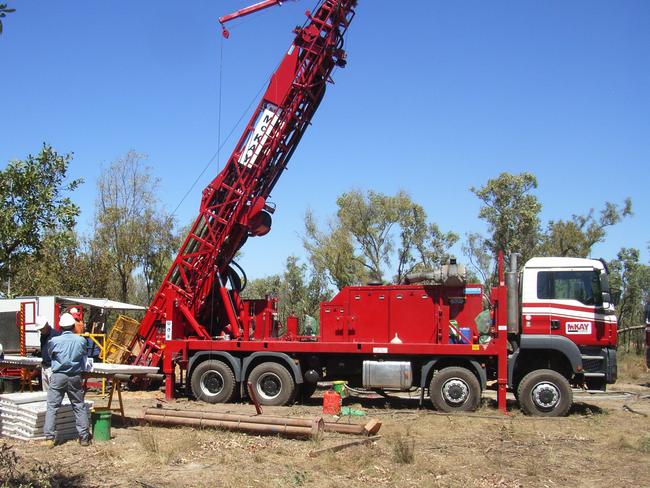 Exploration Drill Rig - NT Government will spend $26 million on exploration over four years.