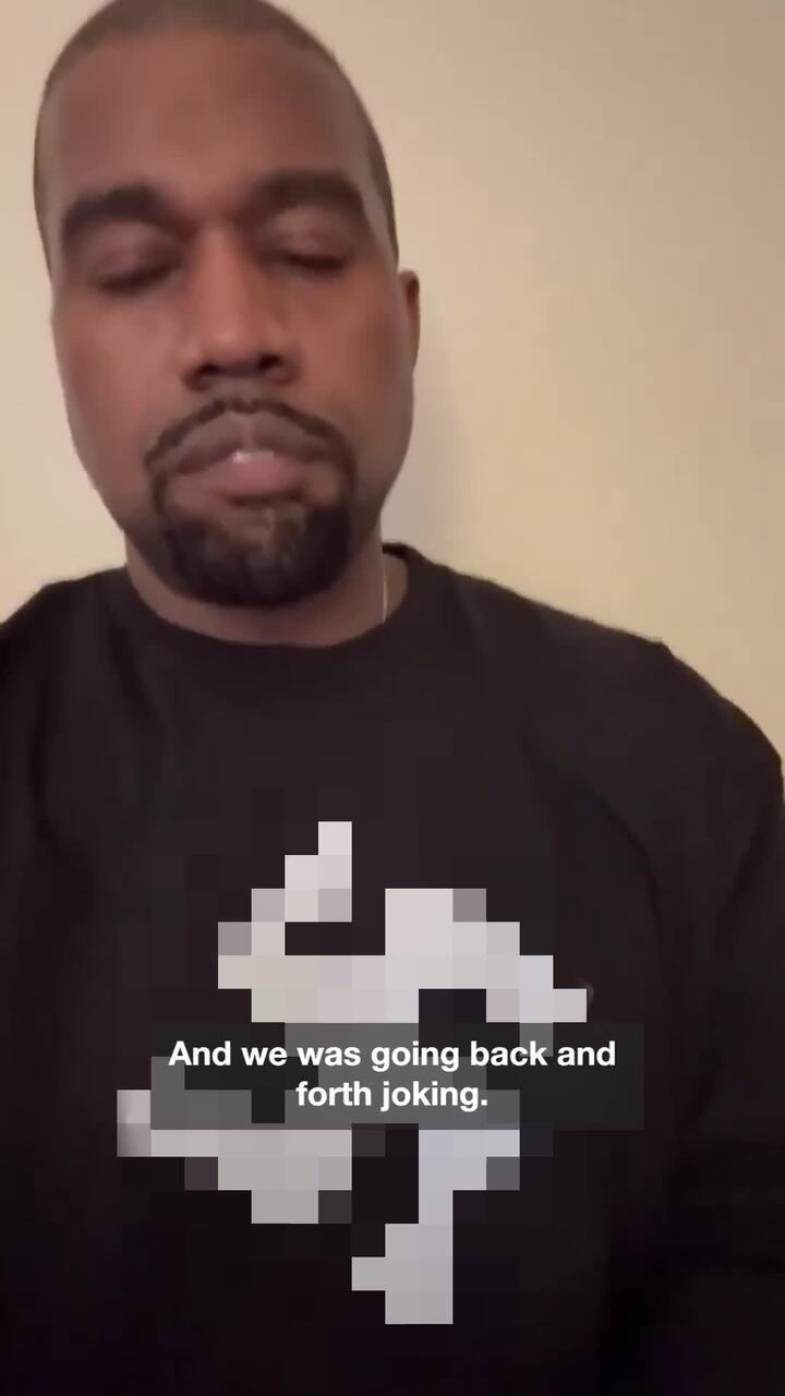 Kanye West dons swastika shirt in bizarre crypto rant