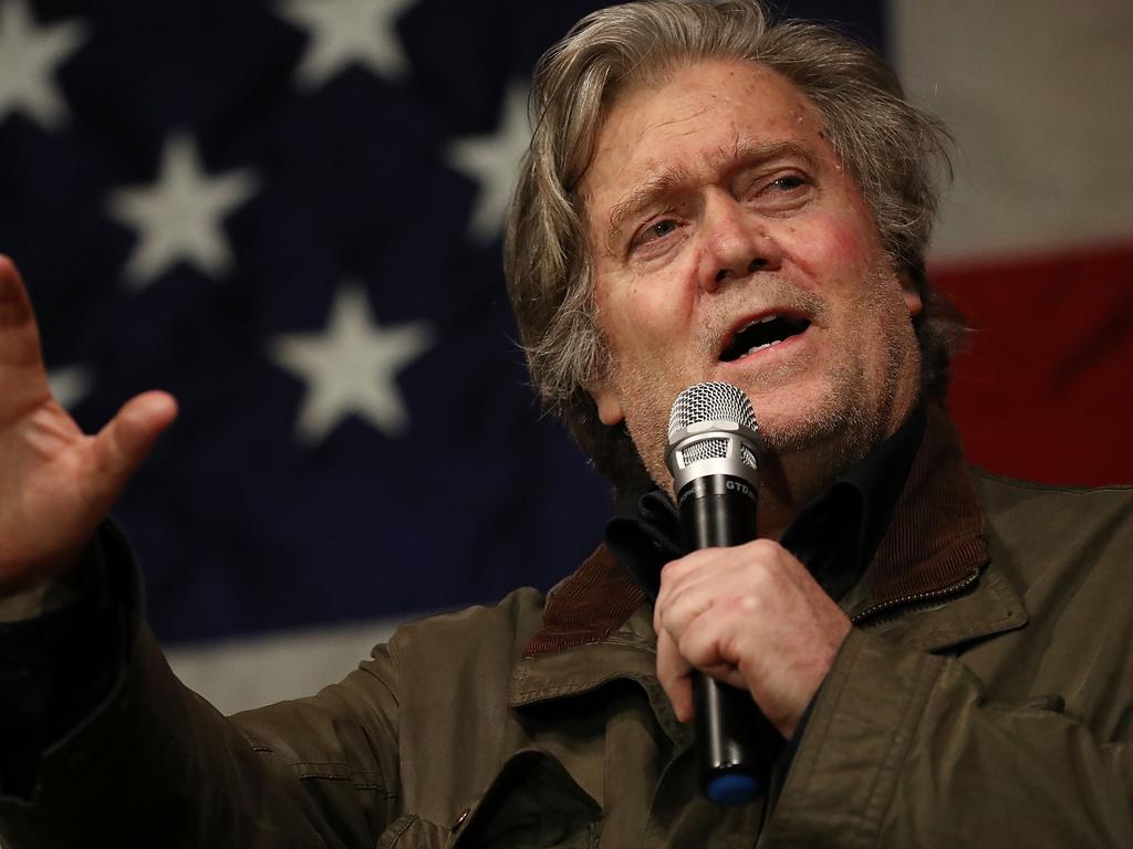 Steve Bannon has been pardoned. Picture: Getty/AFP